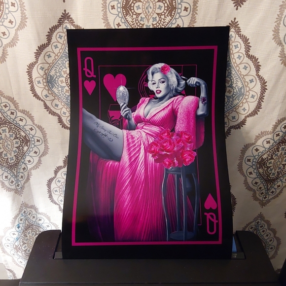 Marilyn Monroe Pink Queen Card GANGSTER Art Set - Picture 4 of 13